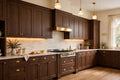 Walnut shaker cabinets — sample door — kitchen rendering