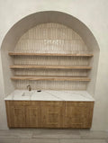Oak & Glow lighted ash shelf