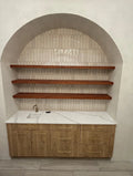 Oak & Glow lighted cherry shelf