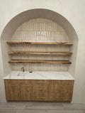 Oak & Glow lighted hickory shelf